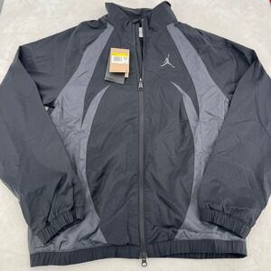 Jordan Sport Jam Move to Zero Repel Warn Up Jacket Men's Black Grey Size Small